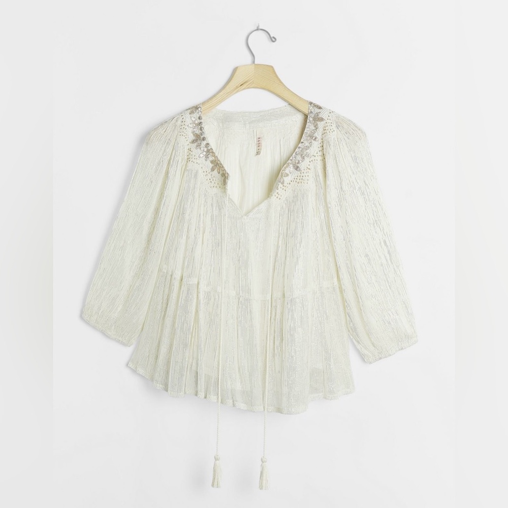 NWT Madi Shimmer Swing Blouse by the brand Raga S